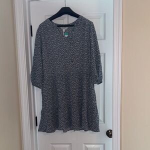 Market & Spruce Green Floral Dress